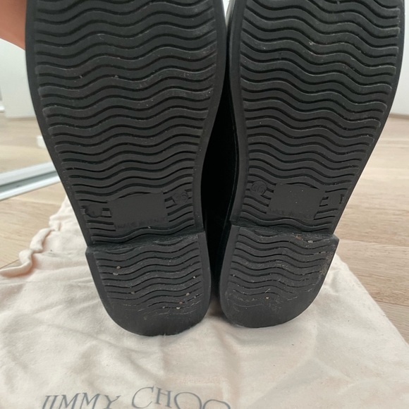 Auth Jimmy Choo Rainboots Size 36 Embellished Signature Stars - Picture 5 of 7